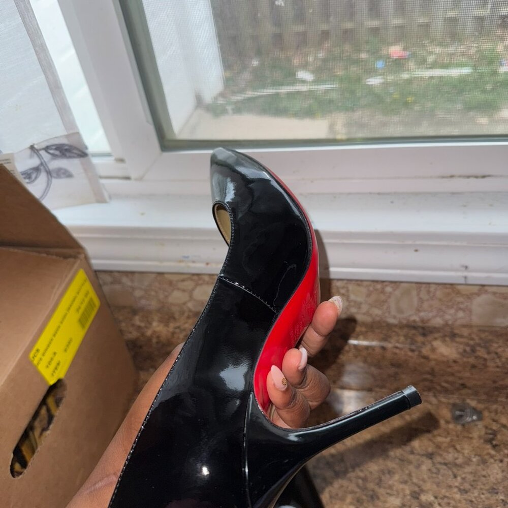 Christian Louboutin So Kate Heels Size: 40 EU (approx. US 9.5–10) Color: Black - Picture 3 of 13
